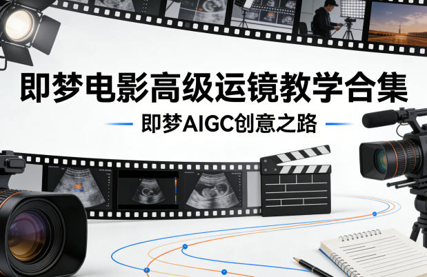 即梦电影高级运镜教学合集，即梦AIGC创意之路——豪客资源创业项目网-豪客资源_豪客资源库