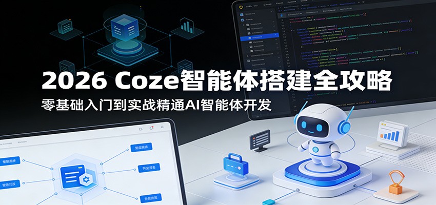 2026 Coze智能体搭建全攻略：零基础入门到实战精通AI智能体开发_豪客资源创业网-豪客资源_豪客资源库