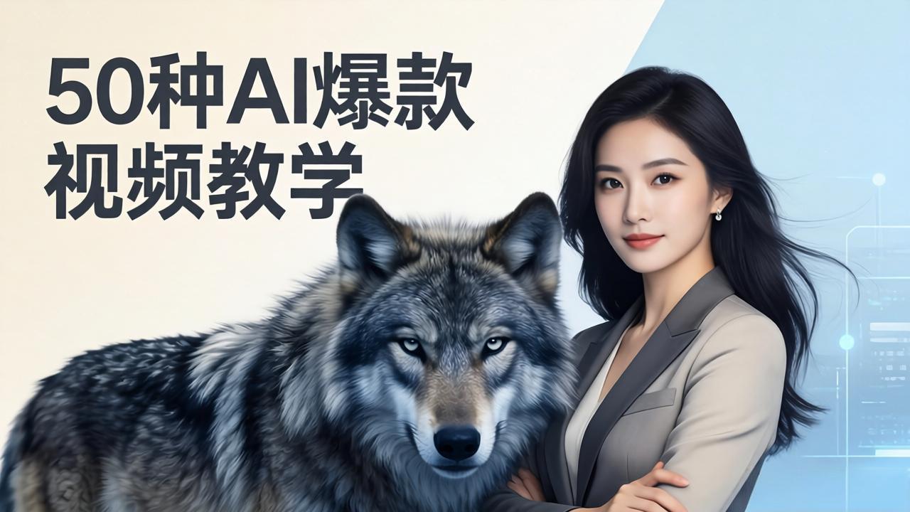 （17815期）50种AI爆款视频教学：影视级古诗词+治愈萌宠+山海经蛟龙，高阶宝典商业落地_豪客资源创业项目网-豪客资源_豪客资源库