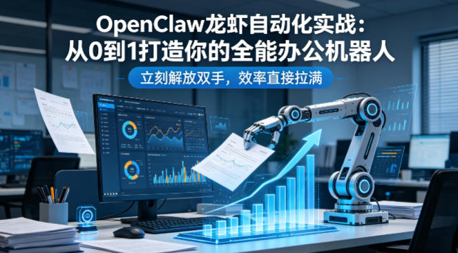 OpenClaw龙虾自动化实战：从0到1打造你的全能办公机器人，立刻解放双手，效率直接拉满——豪客资源创业项目网-豪客资源_豪客资源库