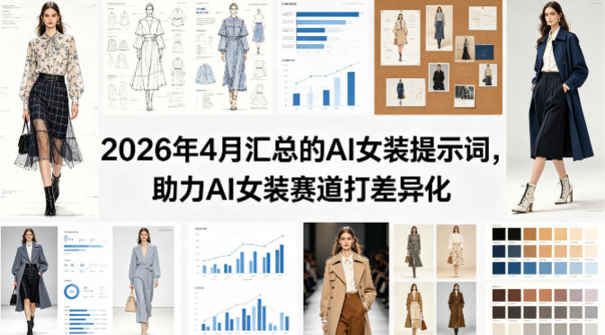 2026年4月汇总的AI女装提示词，助力AI女装赛道打差异化——豪客资源创业项目网-豪客资源_豪客资源库