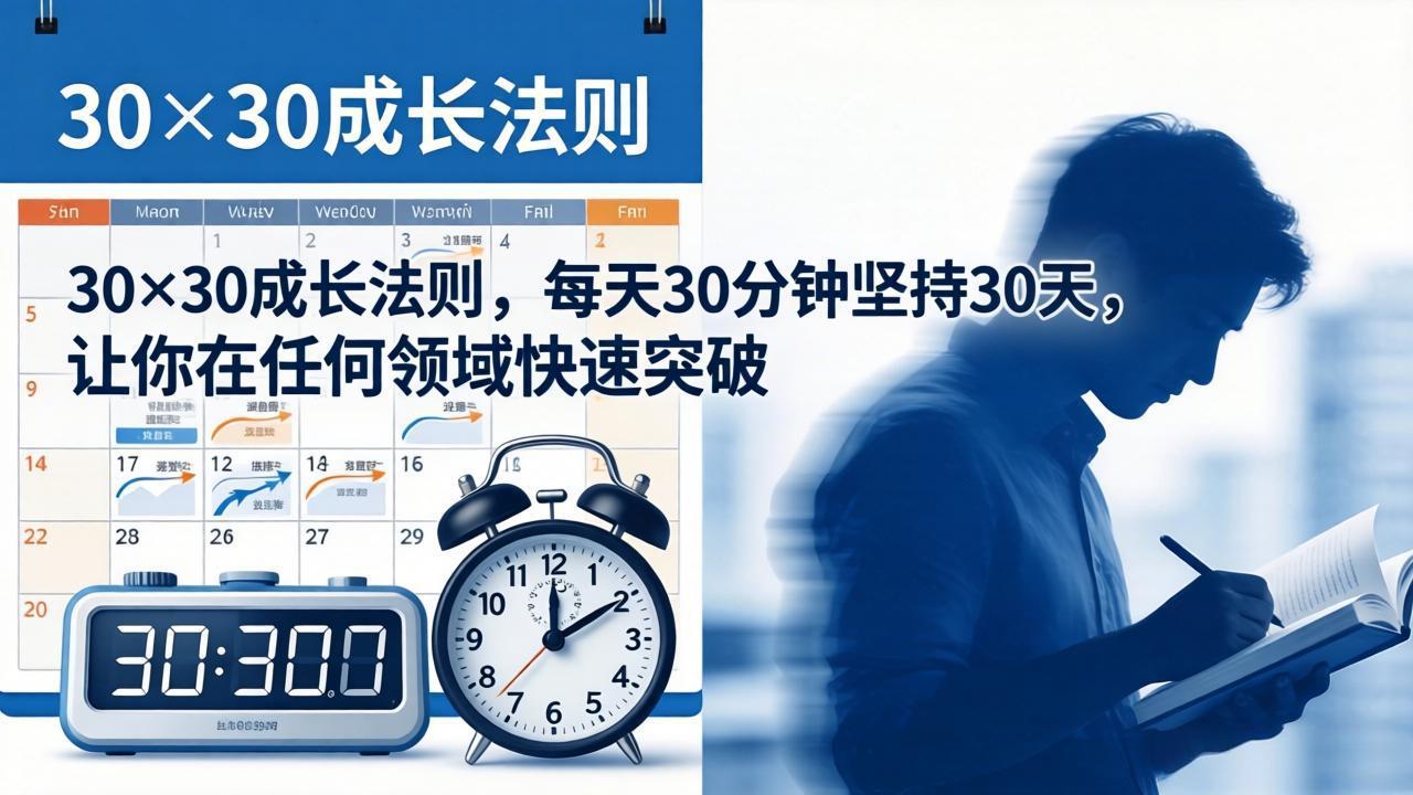 （18057期）付费文章：30×30成长法则，每天30分钟坚持30天，让你在任何领域快速突破_豪客资源创业项目网-豪客资源_豪客资源库