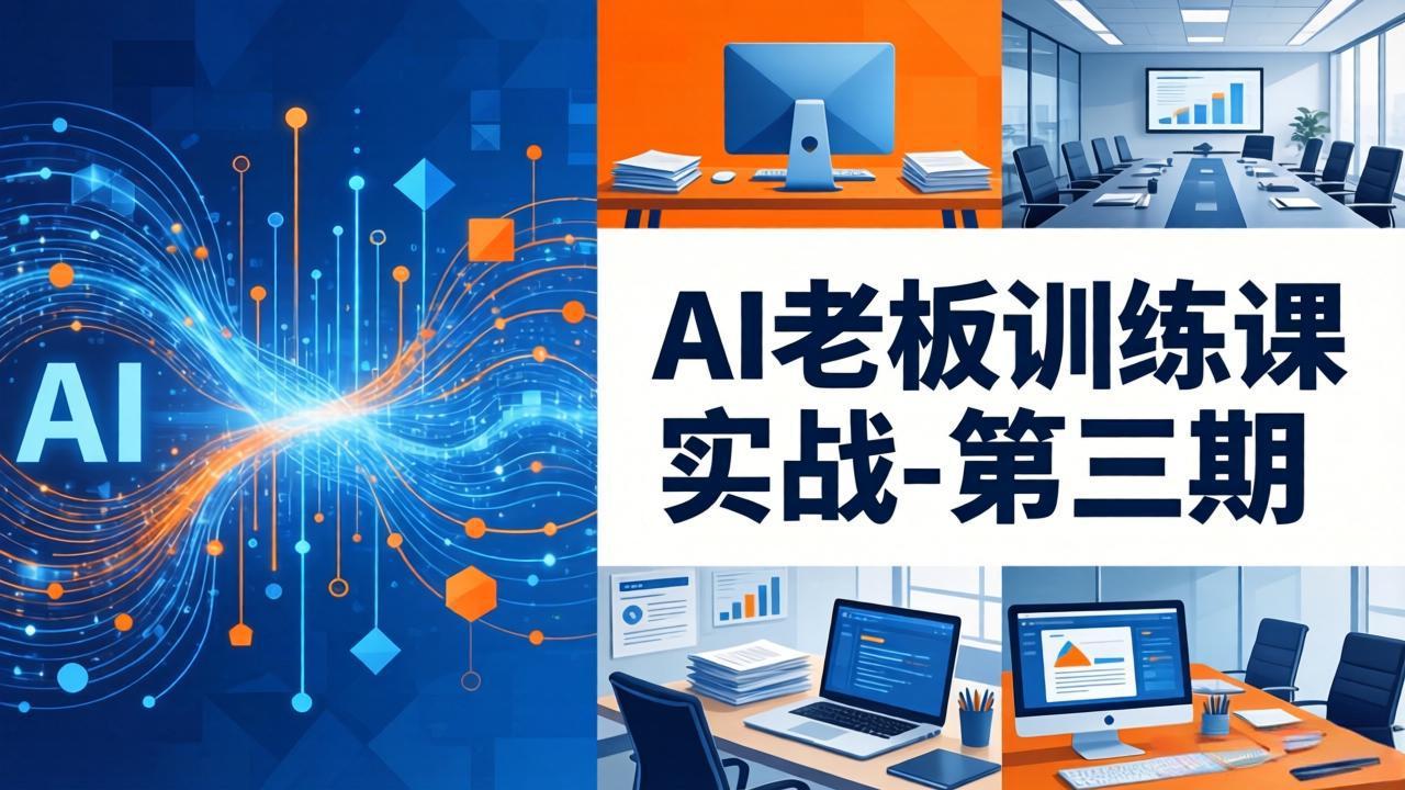 （18025期） AI老板训练课实战-第三期：AI+内容应用落地教学，从0到1打通AI变现完整路径_豪客资源创业项目网-豪客资源_豪客资源库