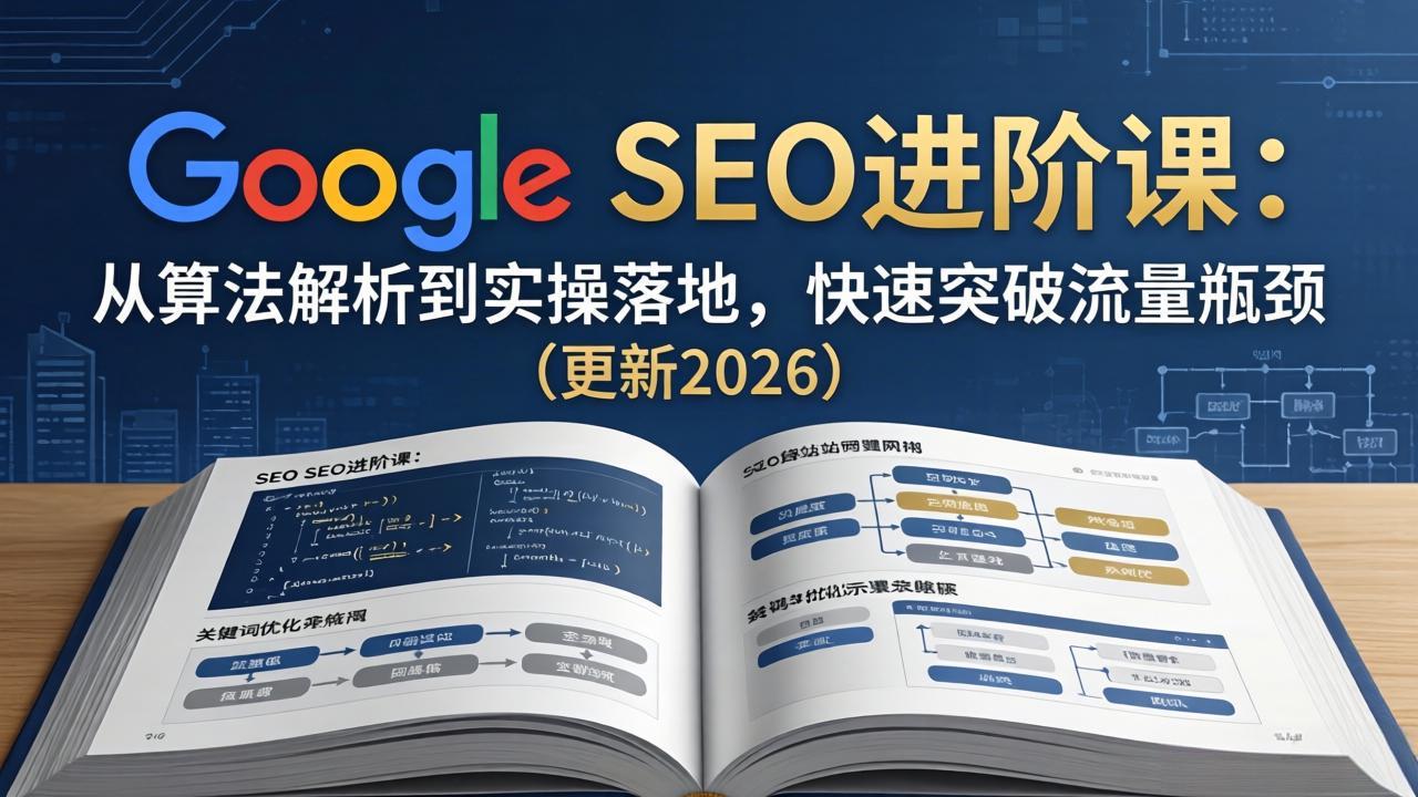 （18048期）Google SEO进阶课：从算法解析到实操落地，快速突破流量瓶颈（更新2026）_豪客资源创业项目网-豪客资源_豪客资源库